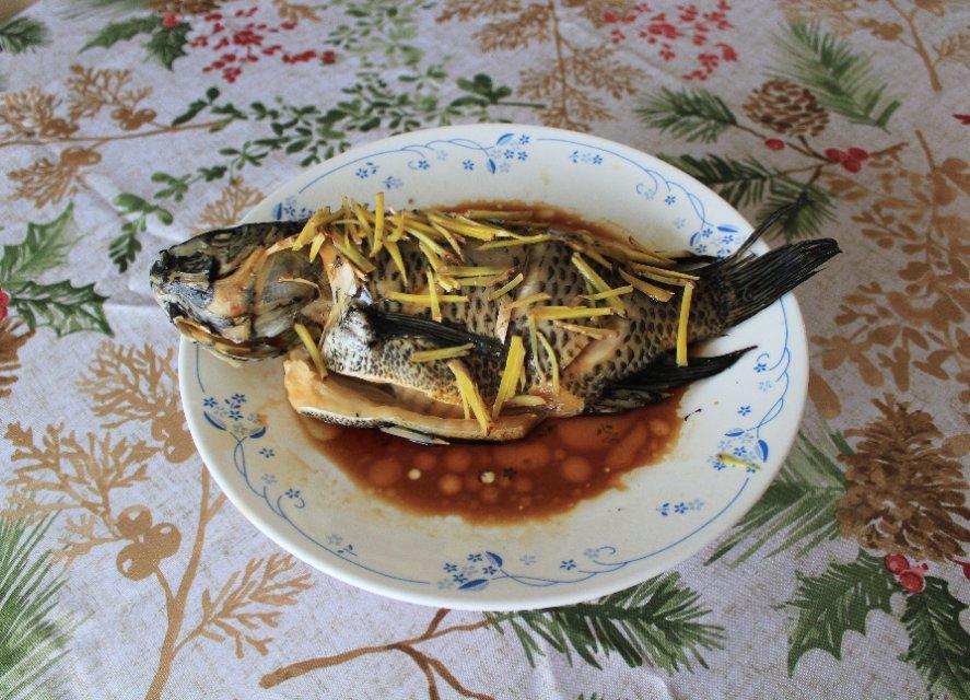 过年餐桌上少不了的菜——清蒸罗非鱼
