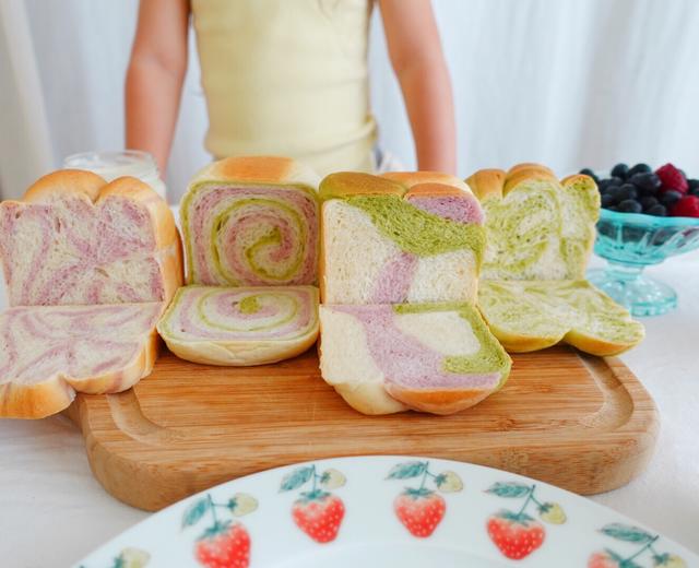 大理石纹/漩涡吐司(汤种)的做法