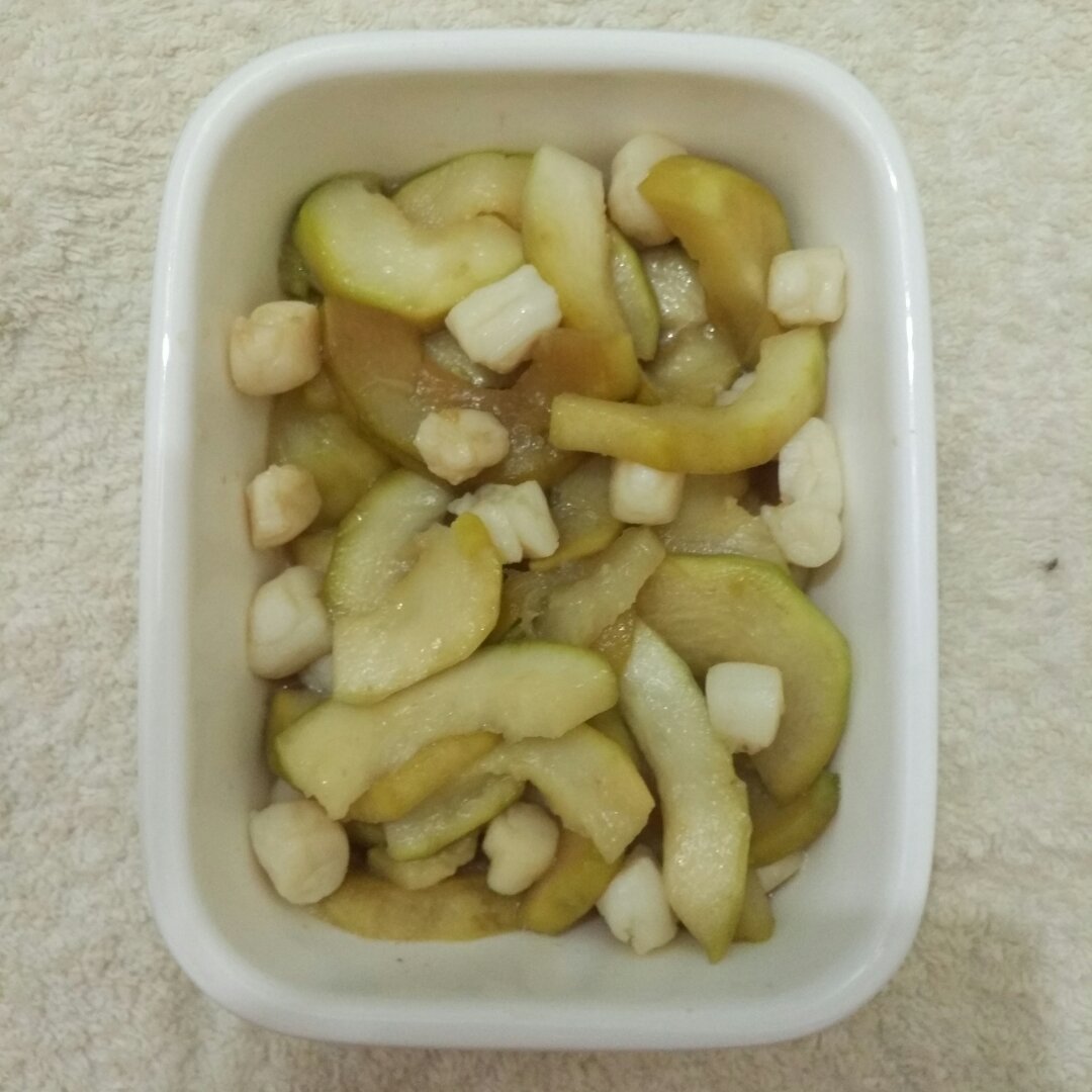 【仙贝炒西葫芦】