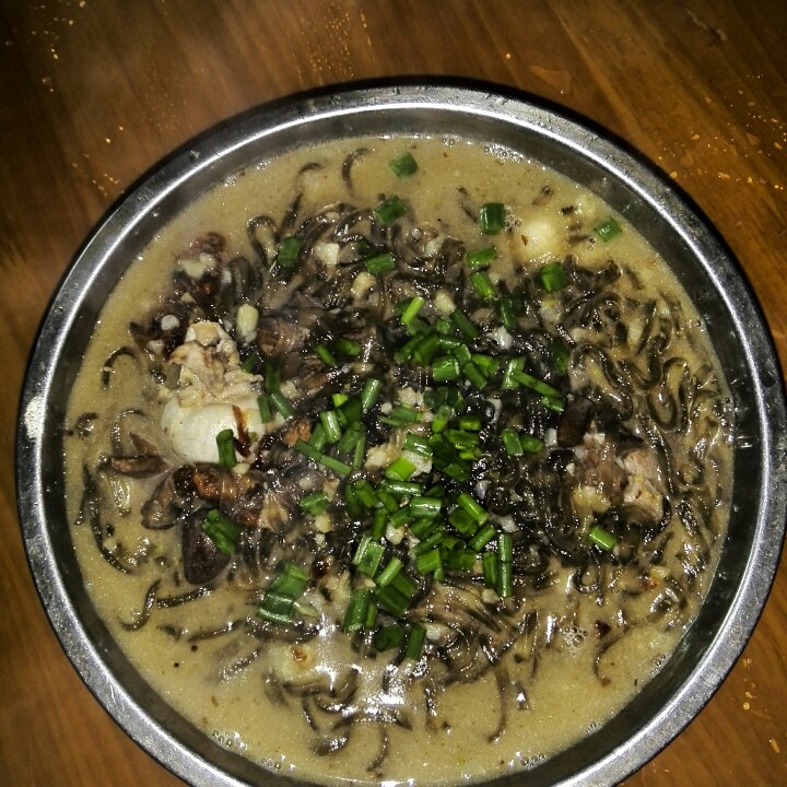鸡杂煮番薯丝