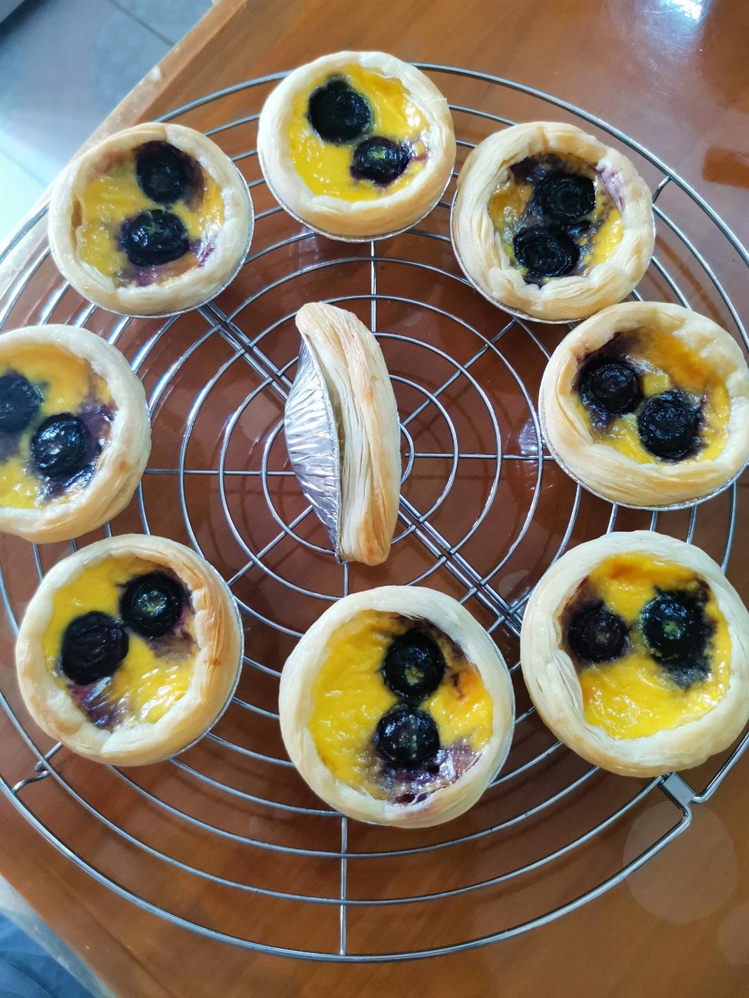 爆浆蓝莓蛋挞