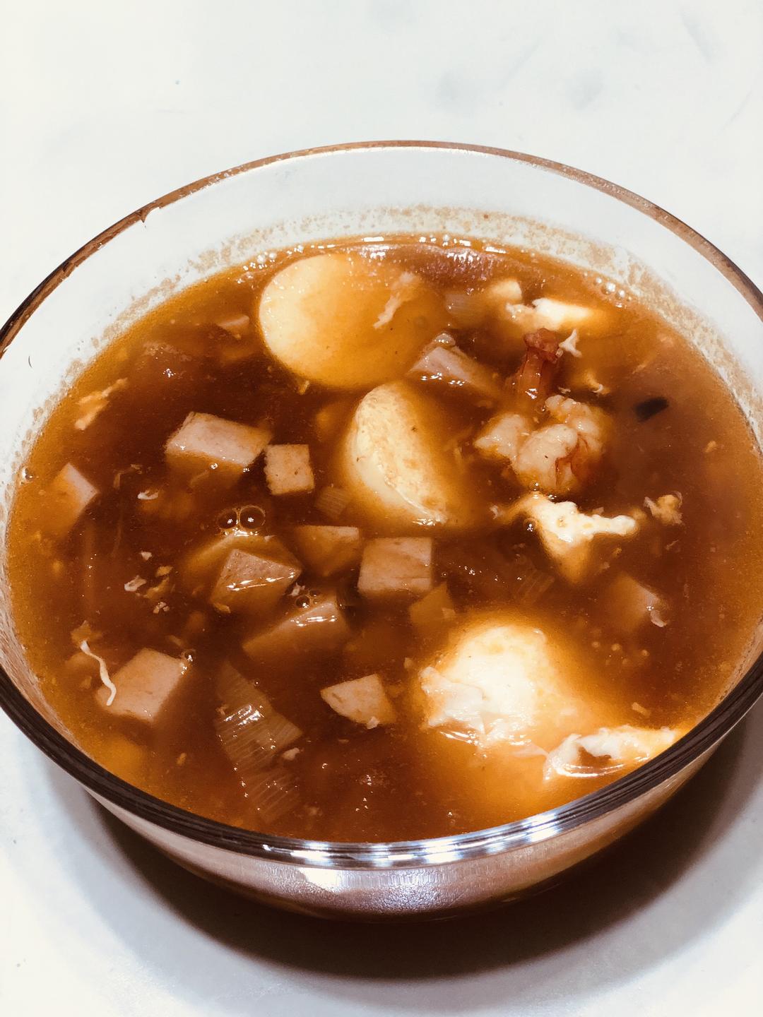 日本豆腐番茄虾仁汤的做法