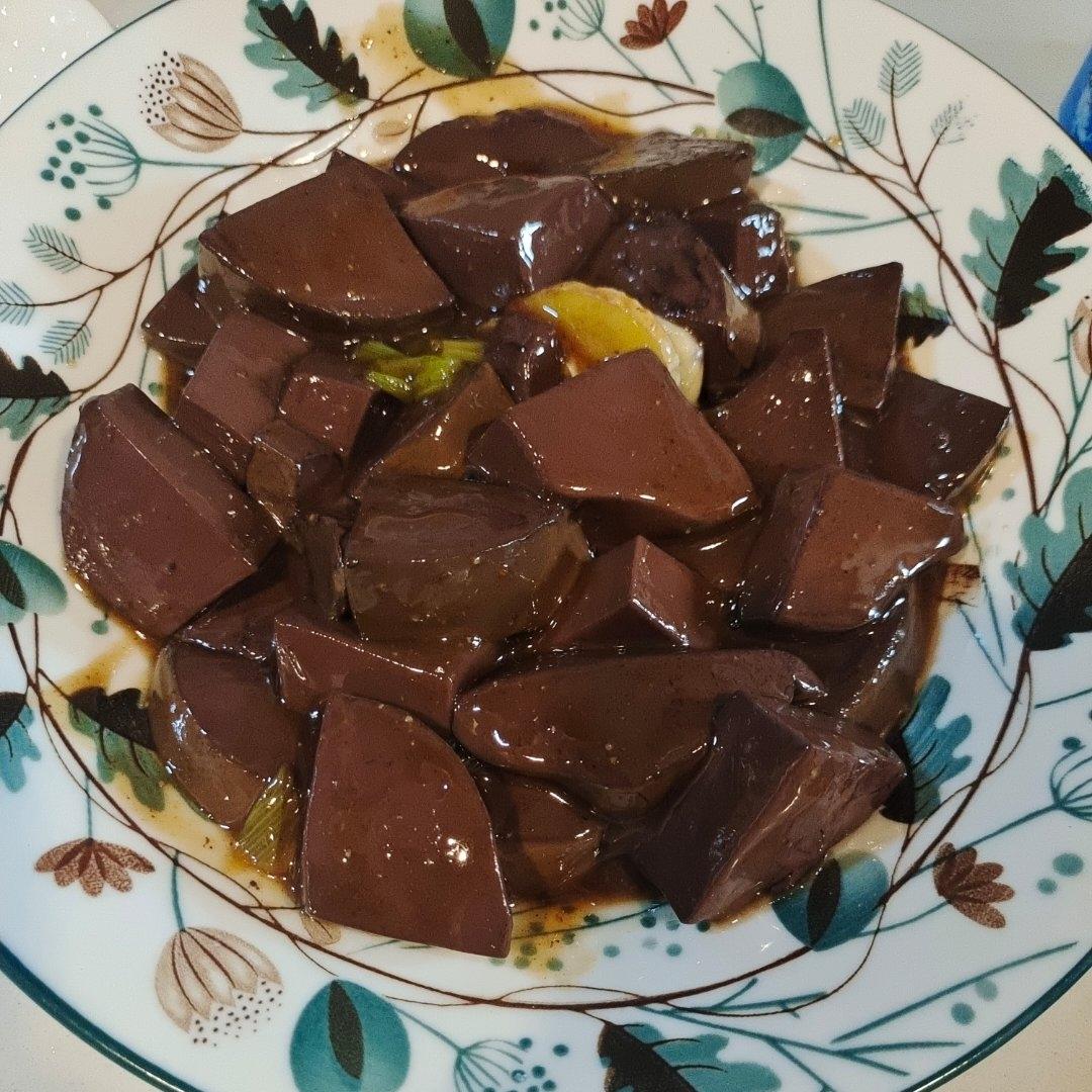 外婆家炒鸭血