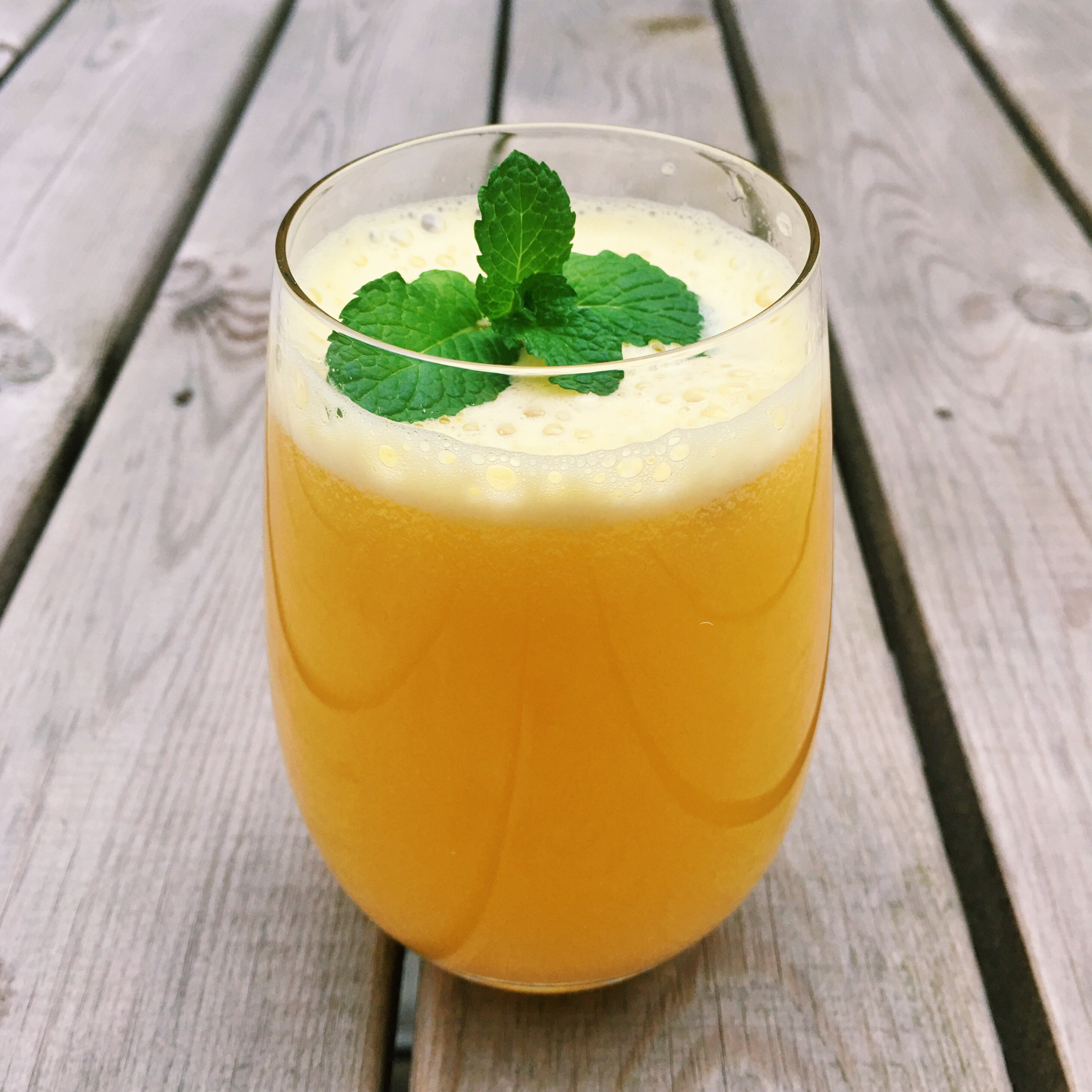 tianjie做的鲜榨菠萝汁