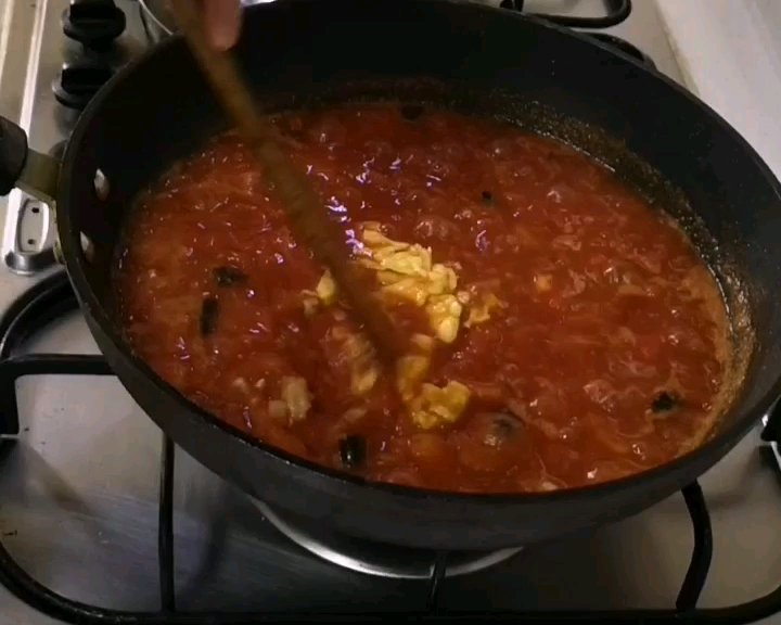 家人都爱吃的西红柿打卤面的做法 步骤5