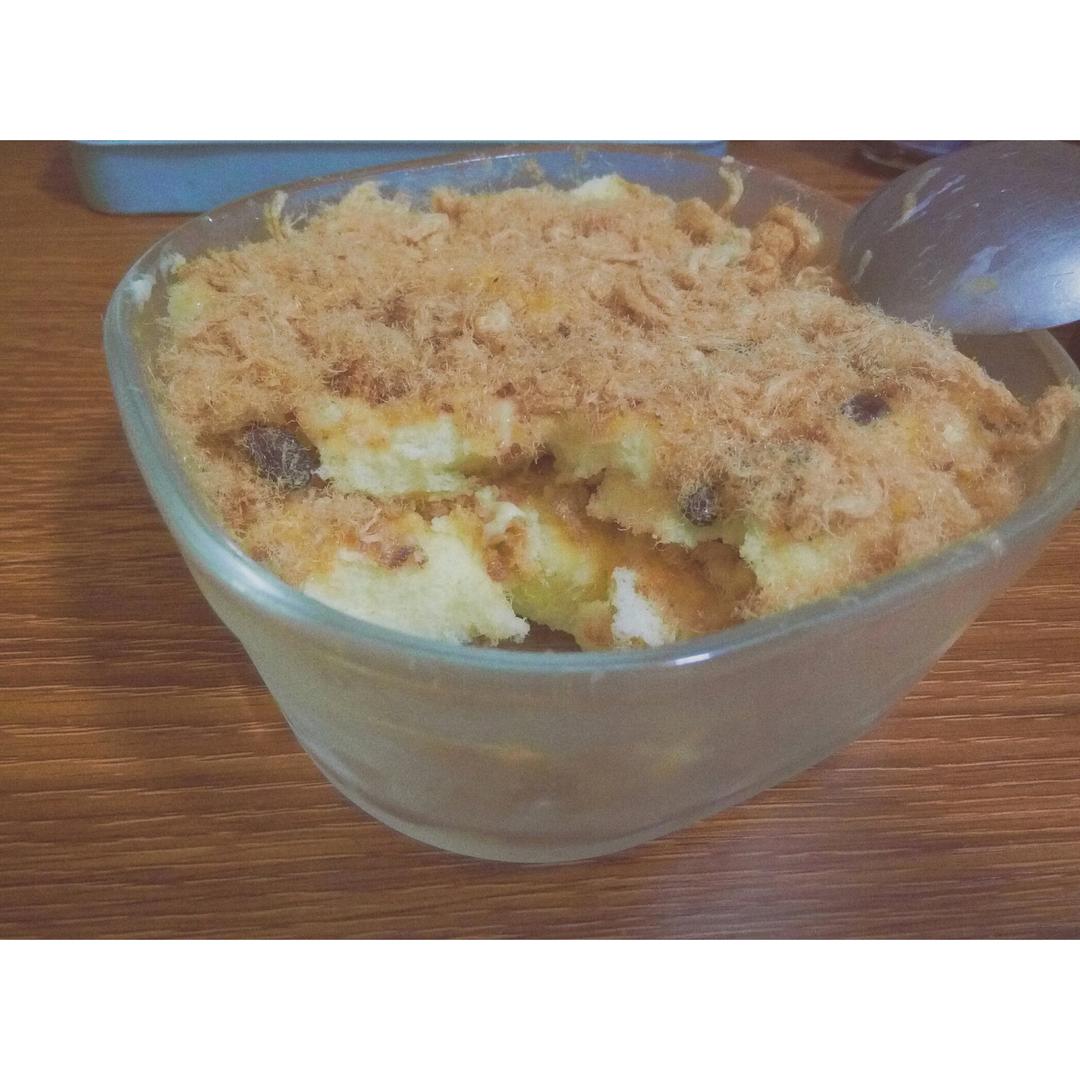 自制肉松沙拉蛋糕盒子