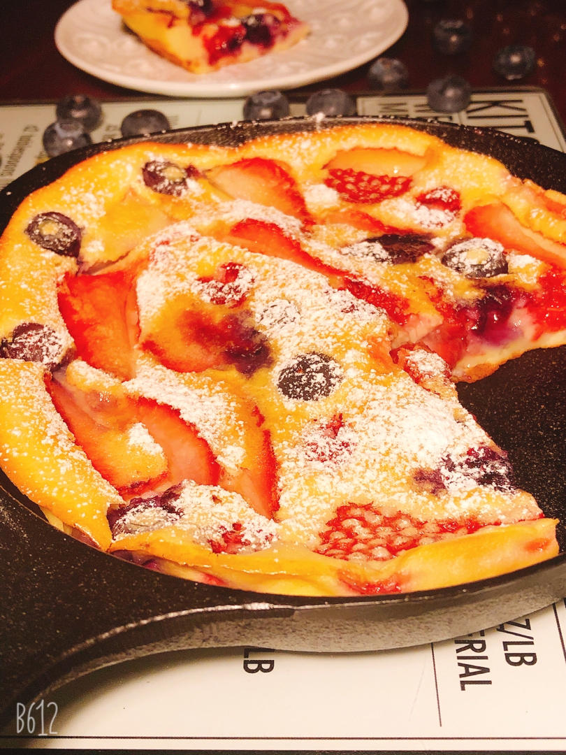 只需5分钟准备的法式经典甜点～克拉芙缇（Clafoutis）