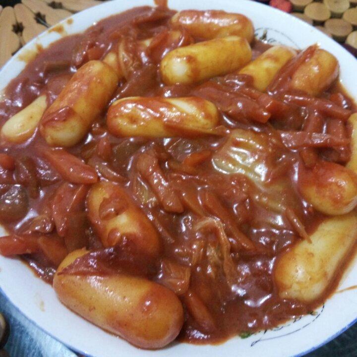 韩式辣炒年糕（or网红芝士套路之芝心年糕）