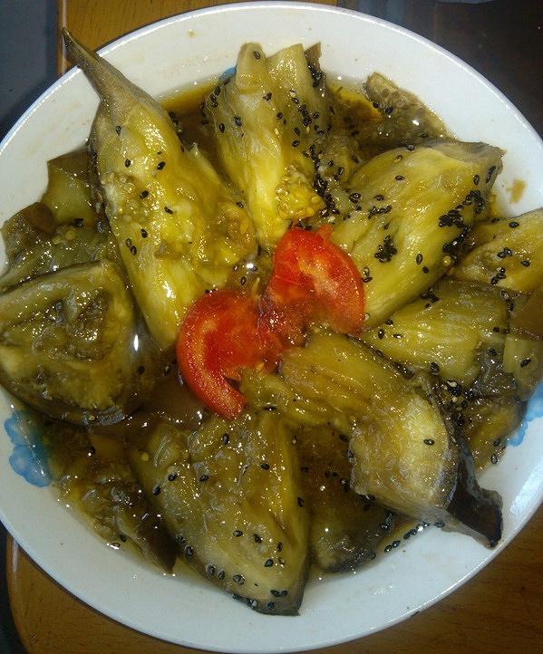 蒜香茄子Garlic-flavored eggplant的做法
