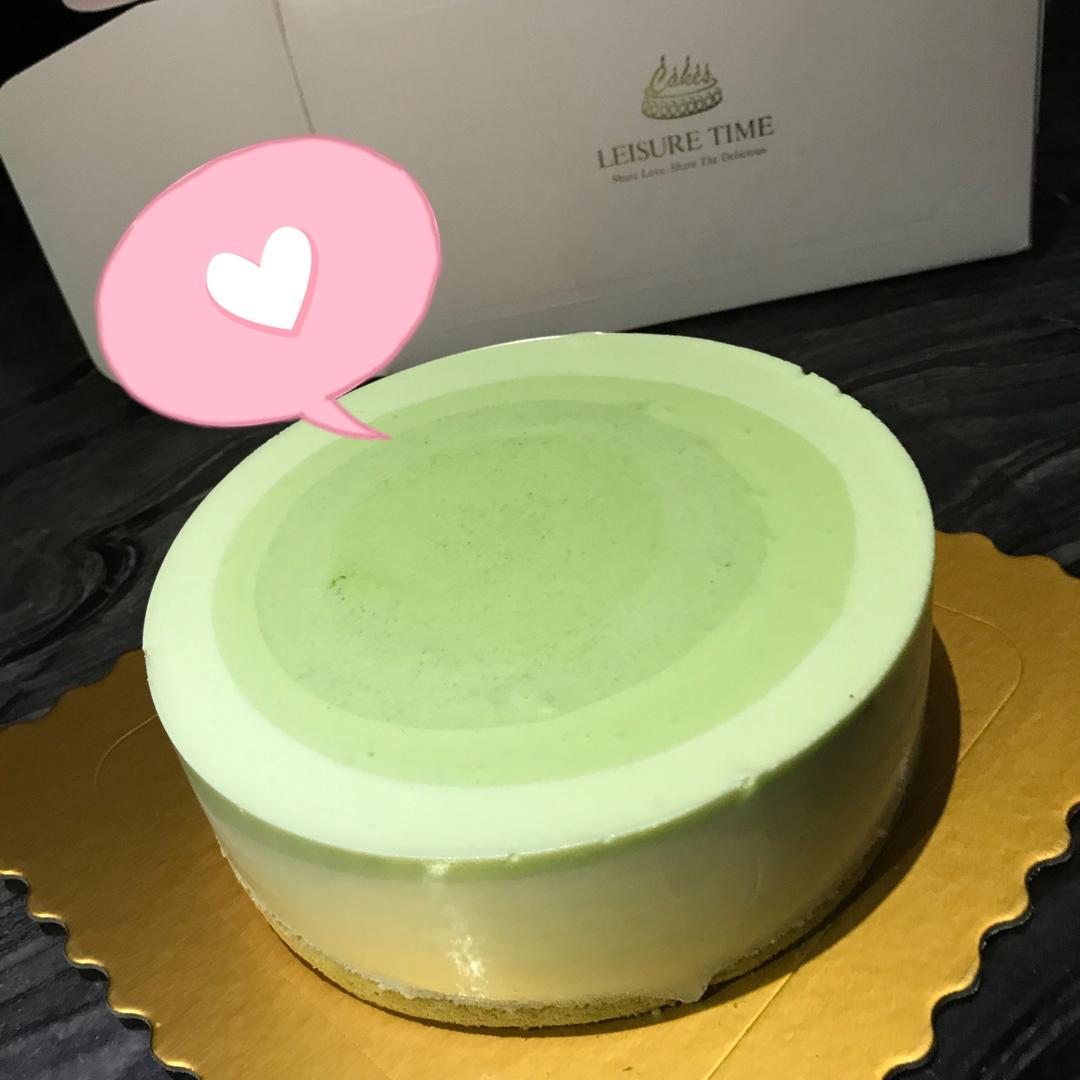 渐变抹茶慕斯蛋糕：我Amanda带着既美又作的抹茶甜点又来了！【曼食慢语】