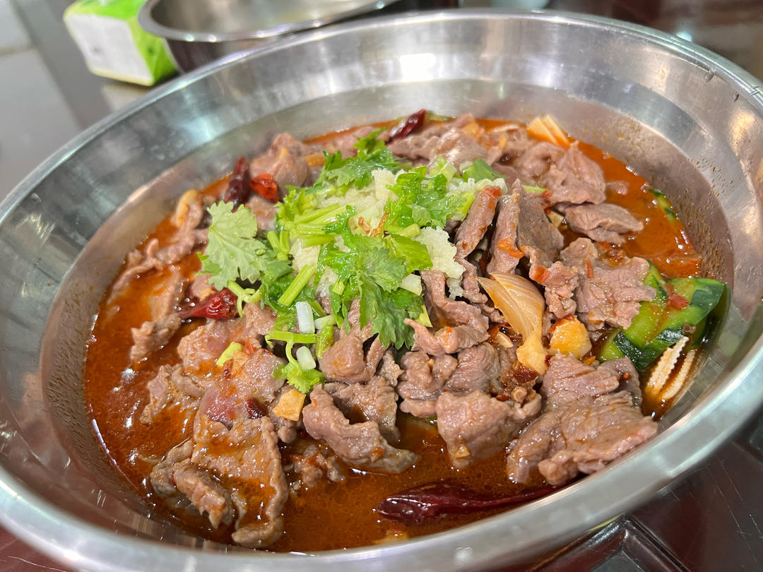 家常版超级详细的水煮牛肉水煮肉片