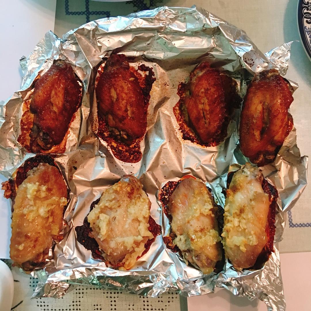 意想不到！快手简单超好吃的蒜香鸡翅