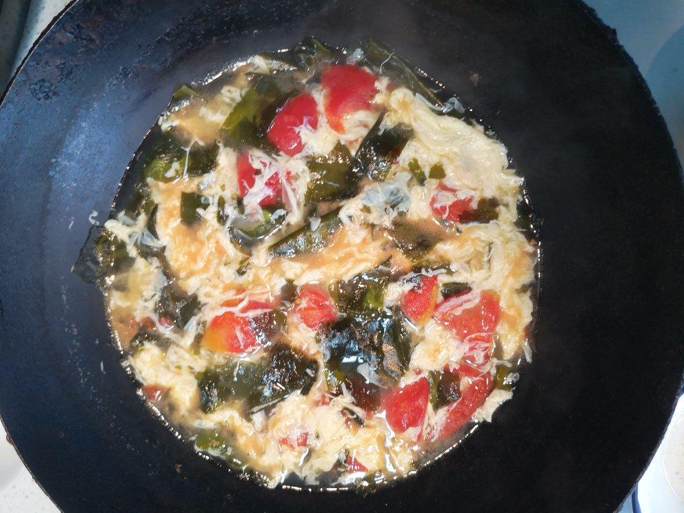 番茄蛋花紫菜汤