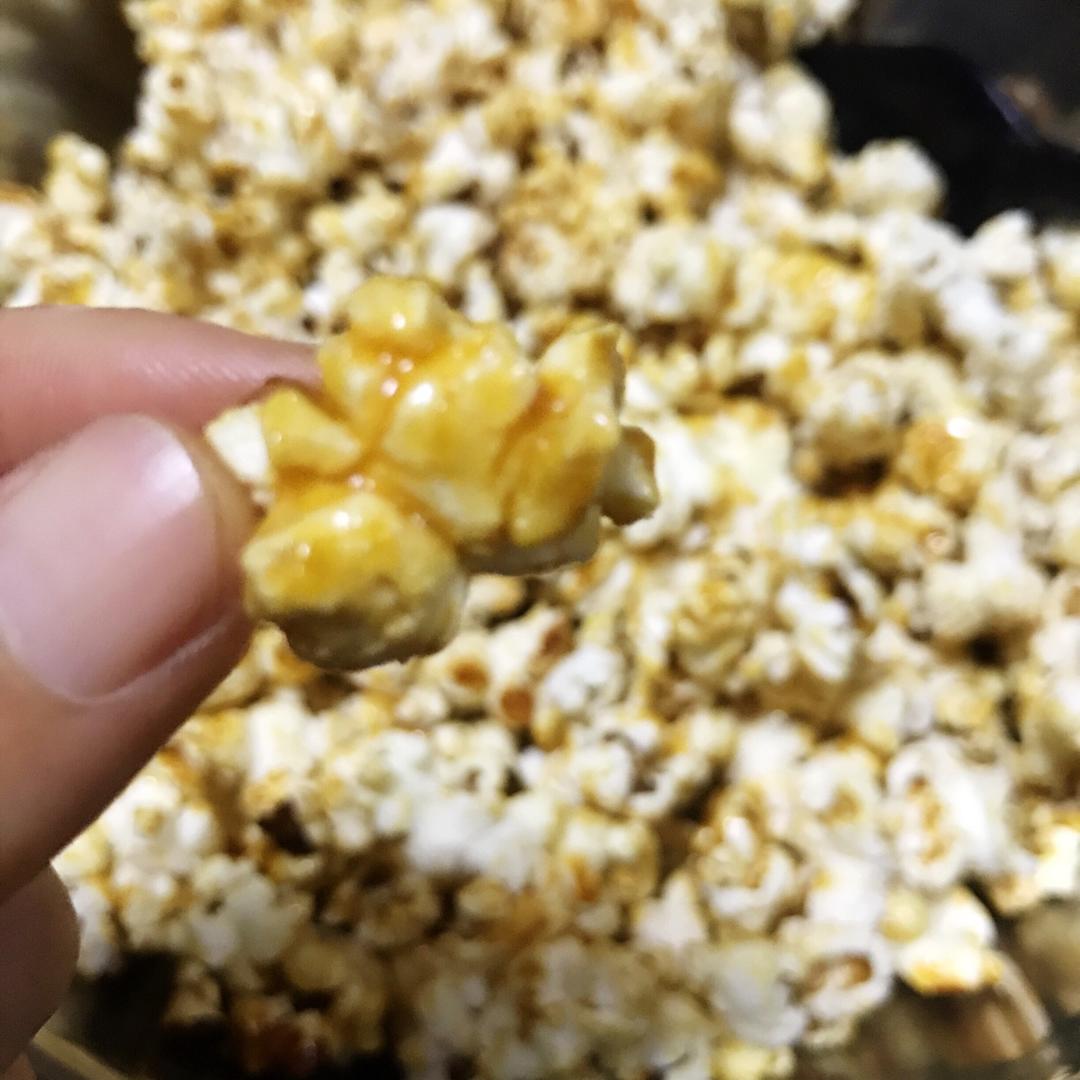 视频  自制焦糖爆米花