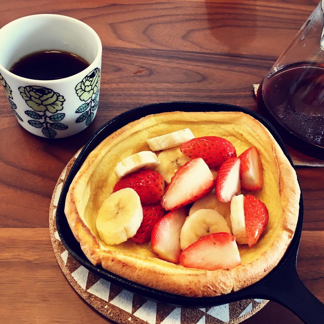 快手早餐 | 荷兰松饼的万能公式（可甜可咸）