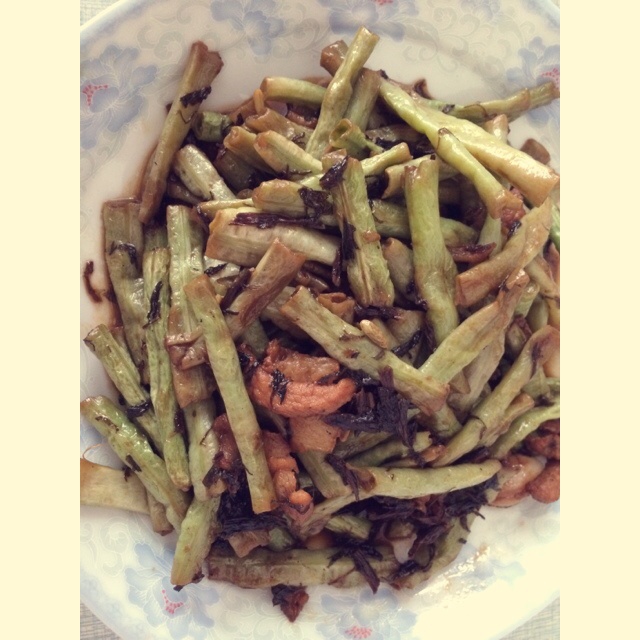 梅干菜干煸豆角