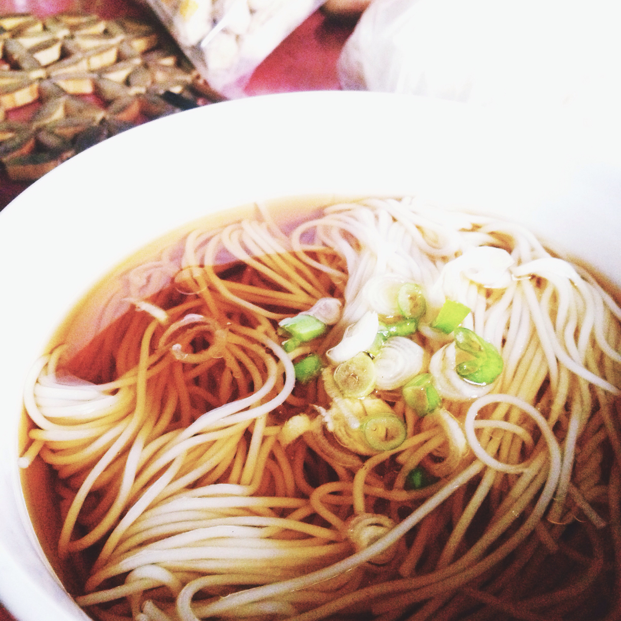 小葱麻油酱油面
