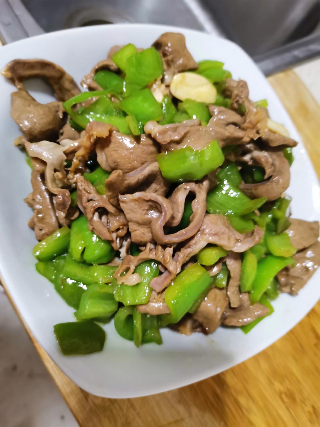 【青椒爆炒猪心图片】cc_cy_下厨房
