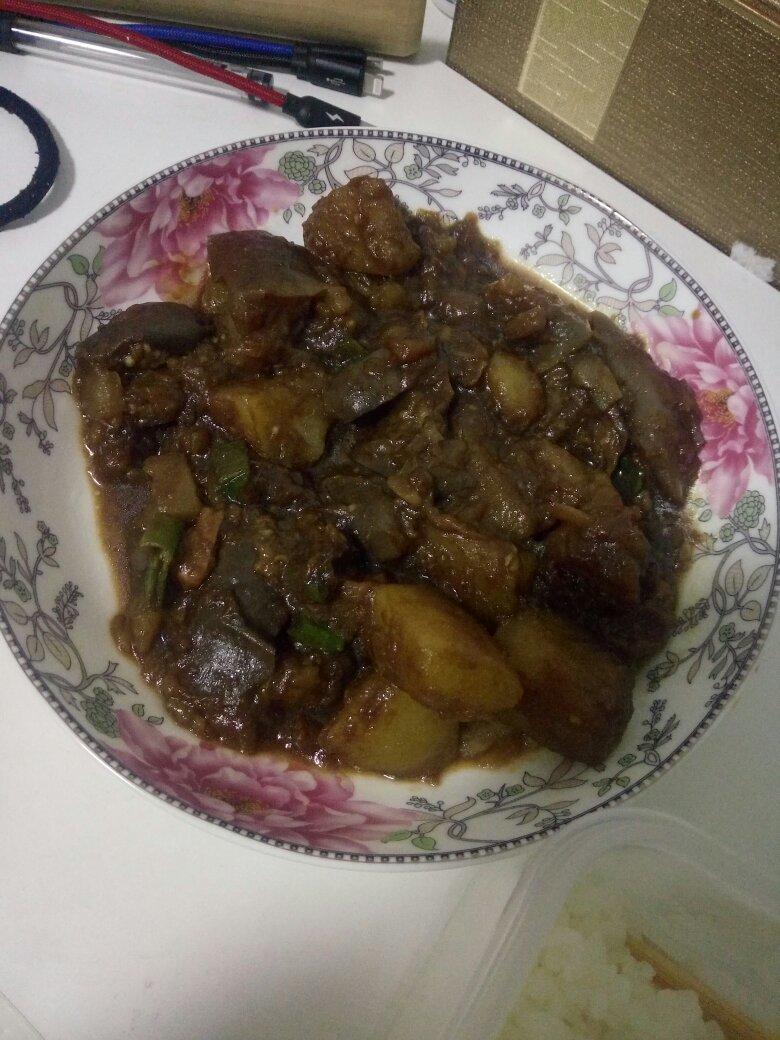 土豆炖茄子