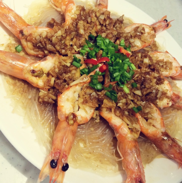 蒜蓉粉丝蒸虾