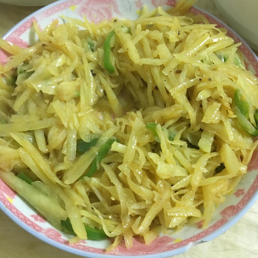 酸辣土豆丝-不用再愁不辣不酸了