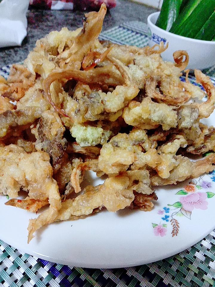 【炸鲜蘑的做法步骤图,炸鲜蘑怎么做好吃】尚品baby_下厨房