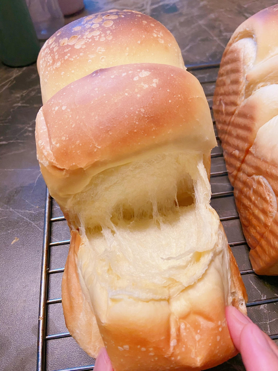 超软拉丝牛奶吐司🍞一次发酵