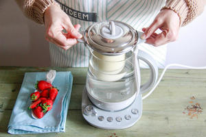 温润豆乳酸奶—北鼎K153炖煮壶版本的做法 步骤5