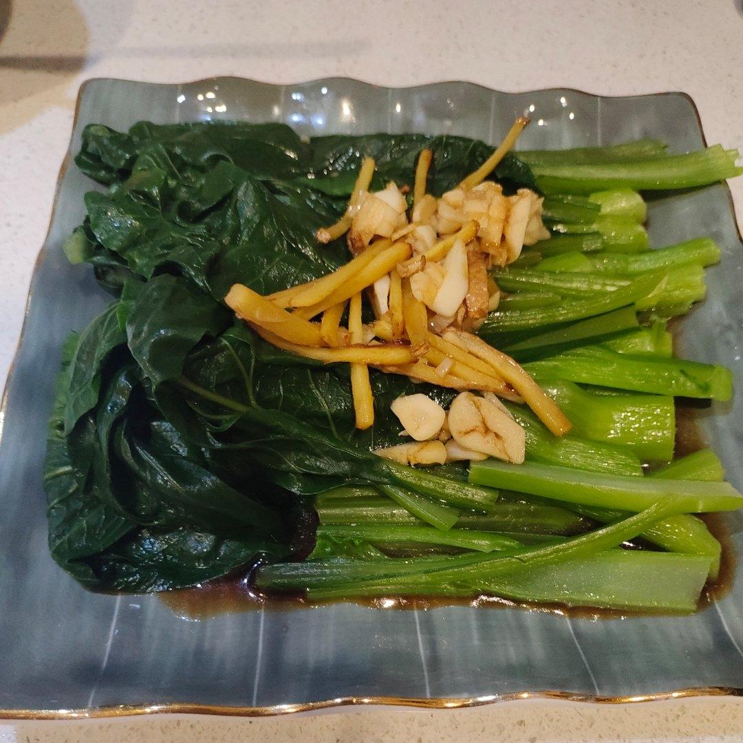 白灼芥蓝  经典快手菜