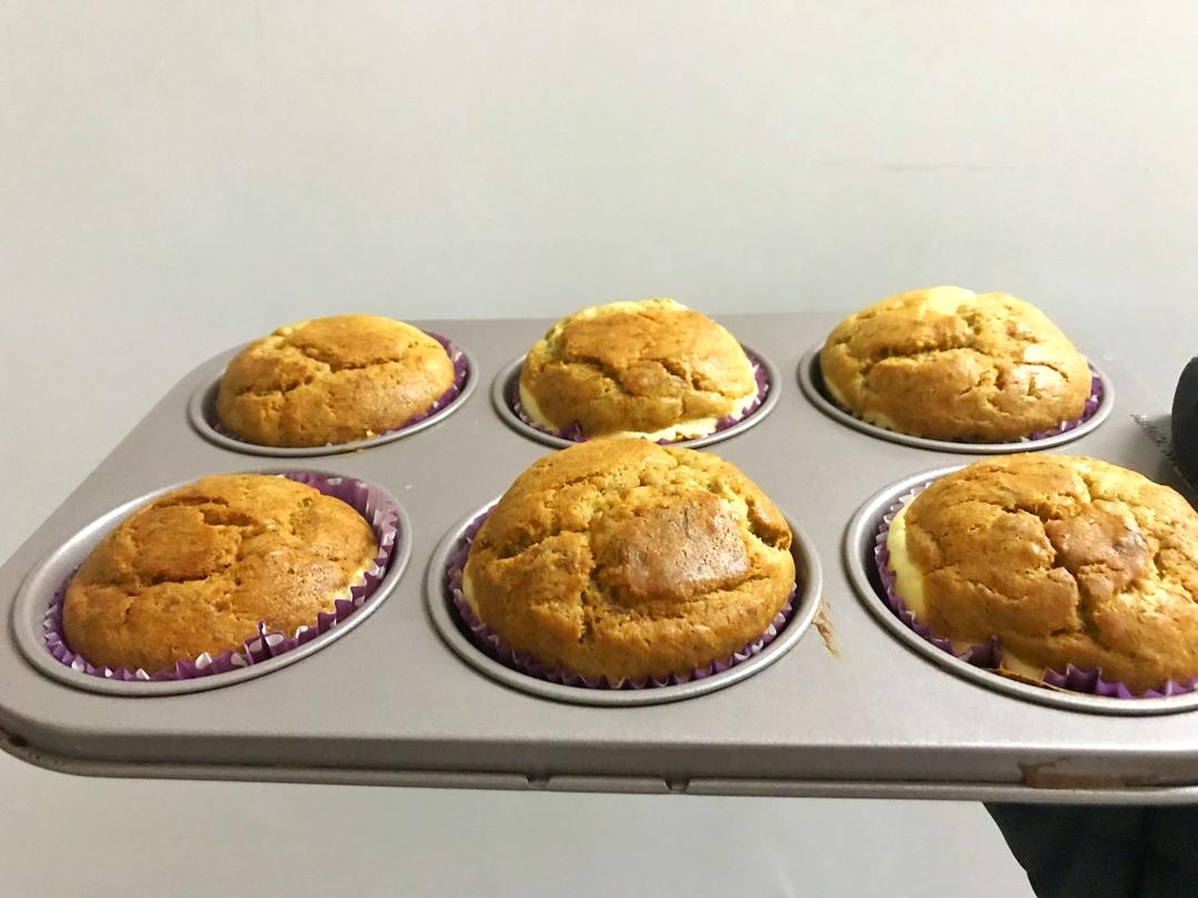 香蕉芝士玛芬蛋糕 Banana & Cream cheese Muffin