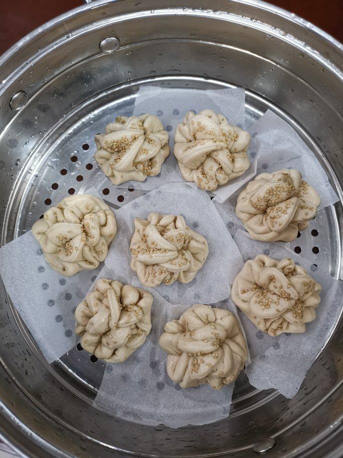 美丽的花卷 造型馒头 一次醒发 快手面食 附细节视频详解