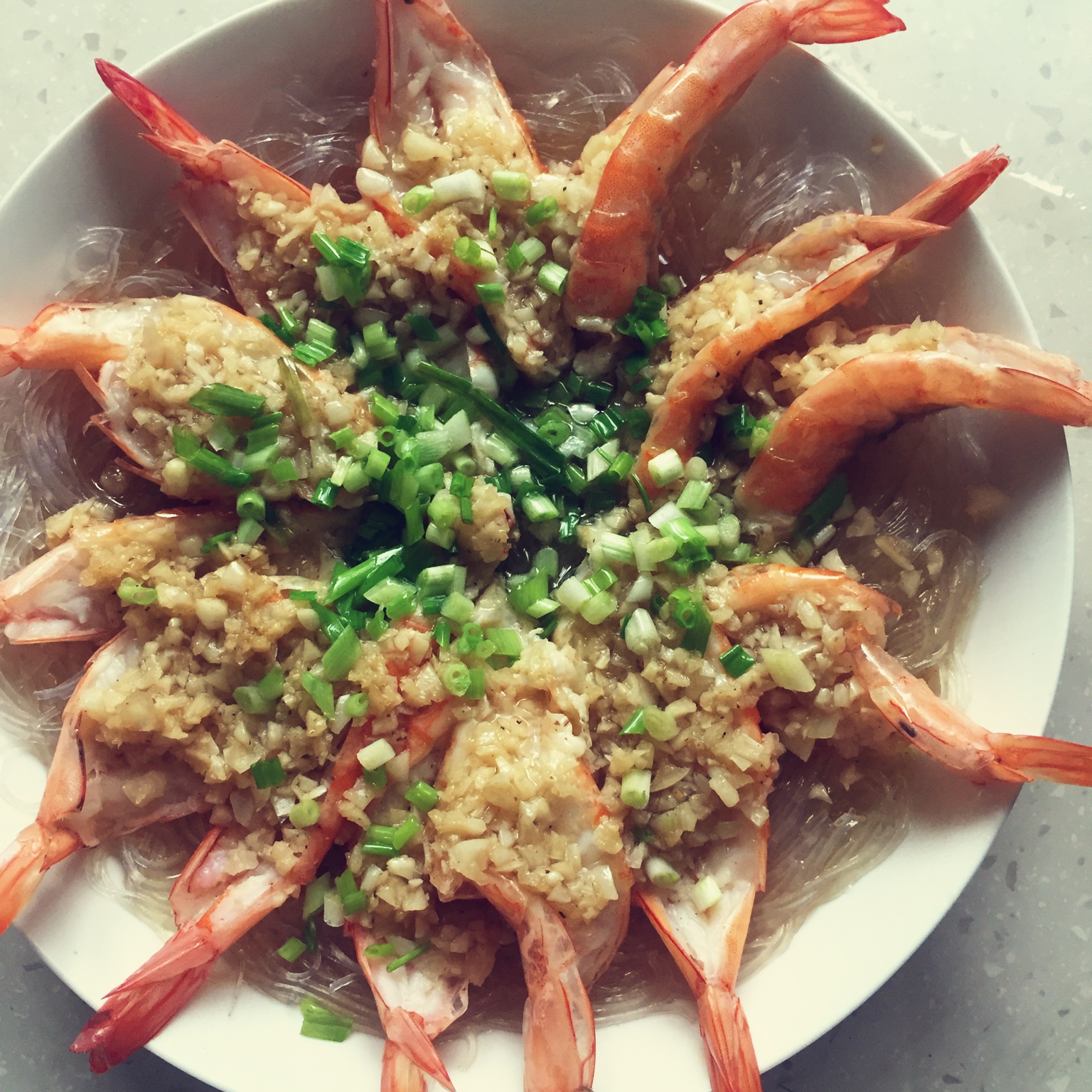 蒜蓉粉丝蒸虾