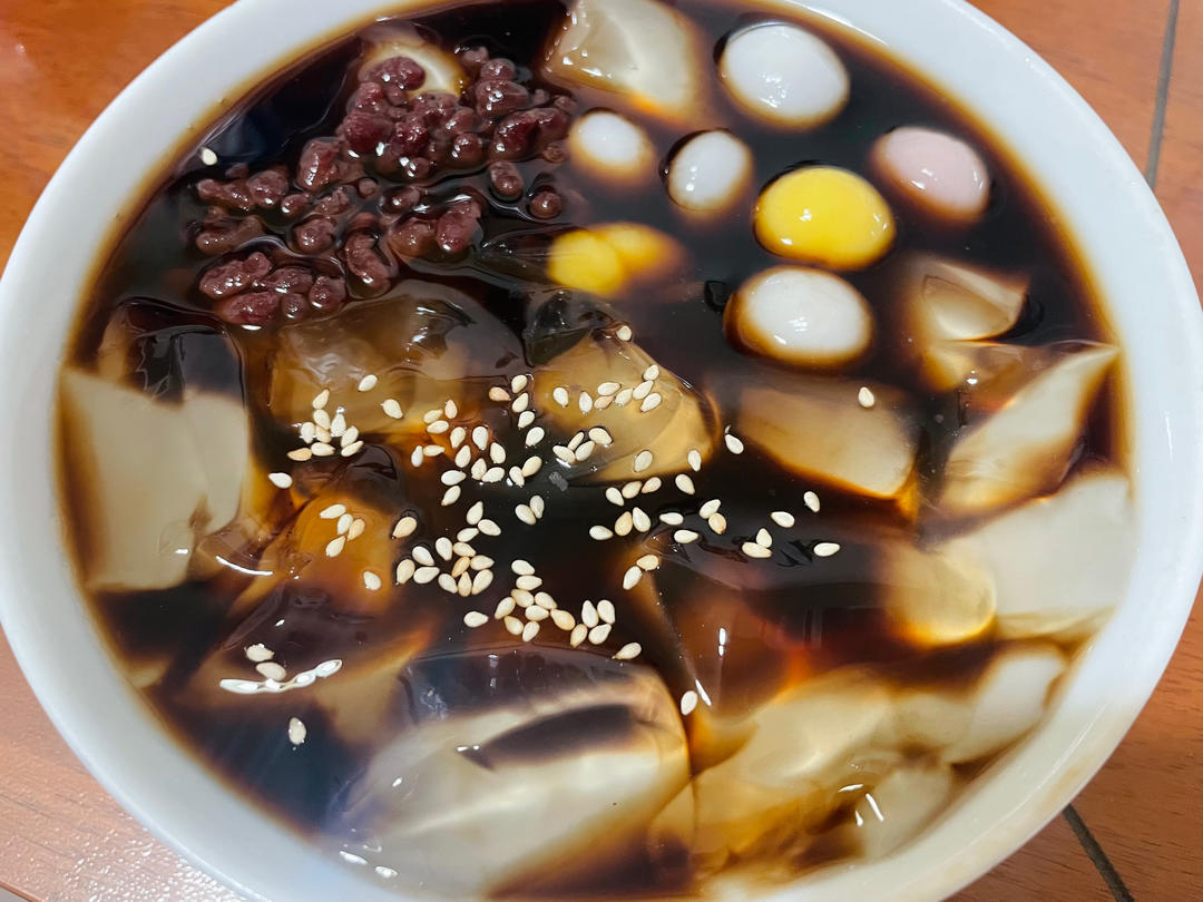 超好吃的红糖冰粉