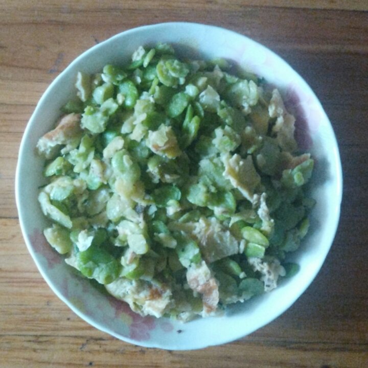 蚕豆炒蛋