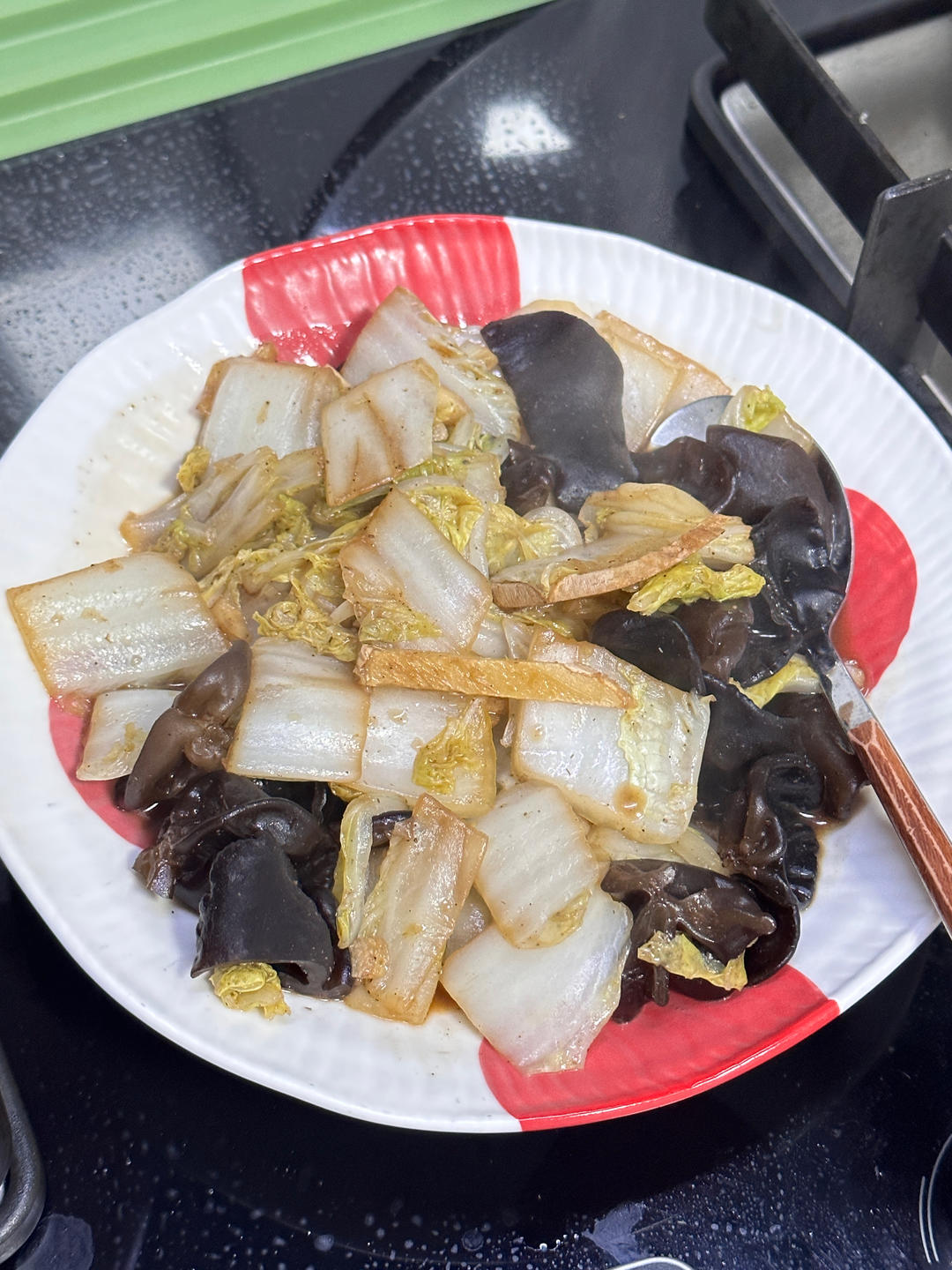 100道家常菜之白菜炒木耳