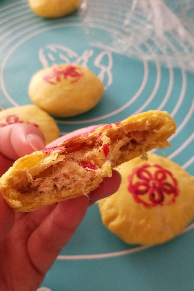 金丝肉松饼
