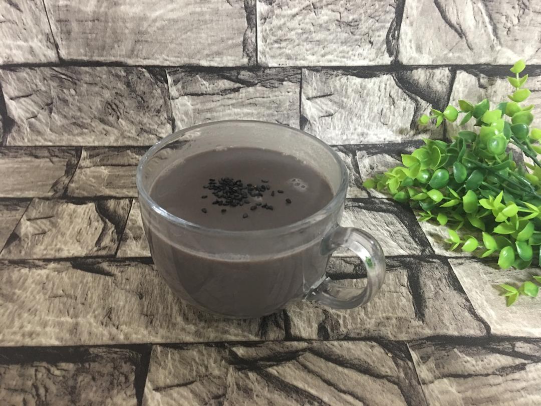 乐活教主的美食之——黑芝麻黑米黑豆浆（九阳破壁机版）的做法