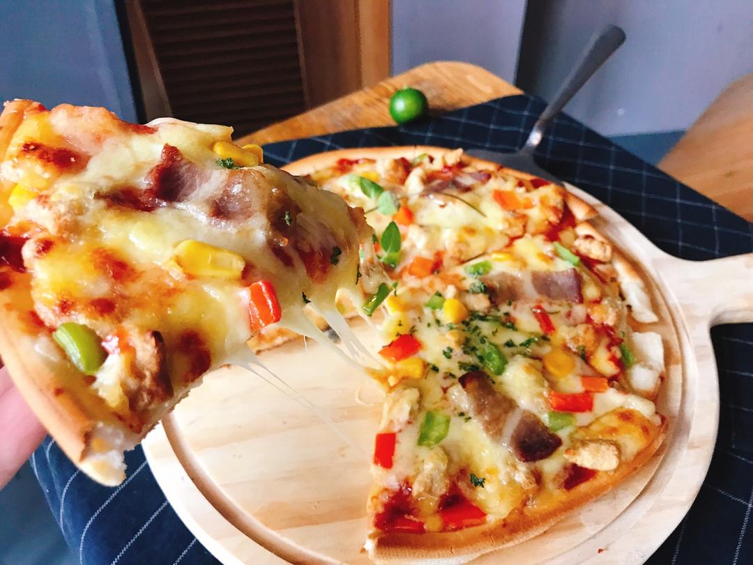 8寸纯手工什锦披萨