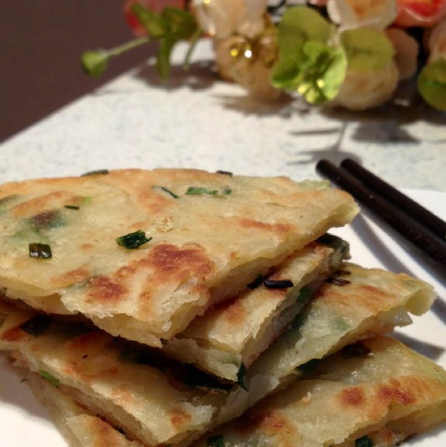 自制葱油饼