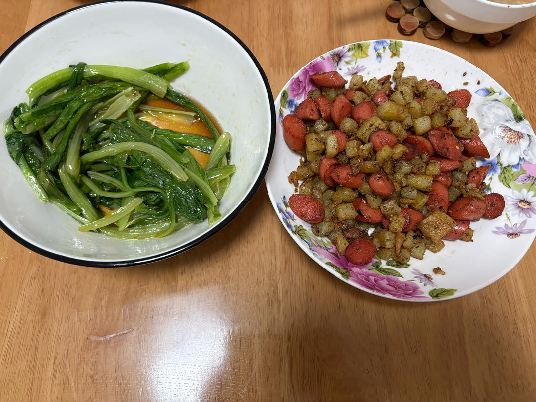 香辣孜然土豆火腿肠～秒杀烧烤店！！