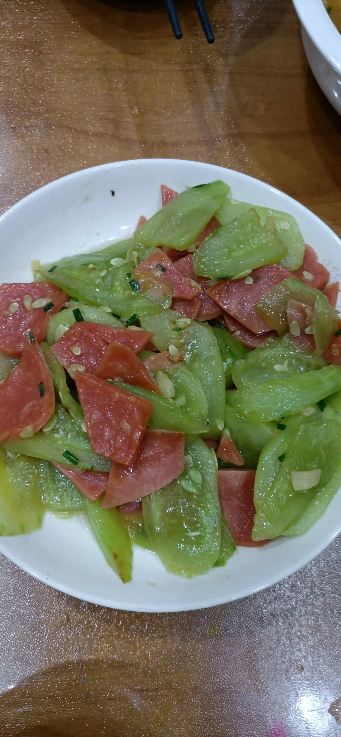 黄瓜🥒炒火腿