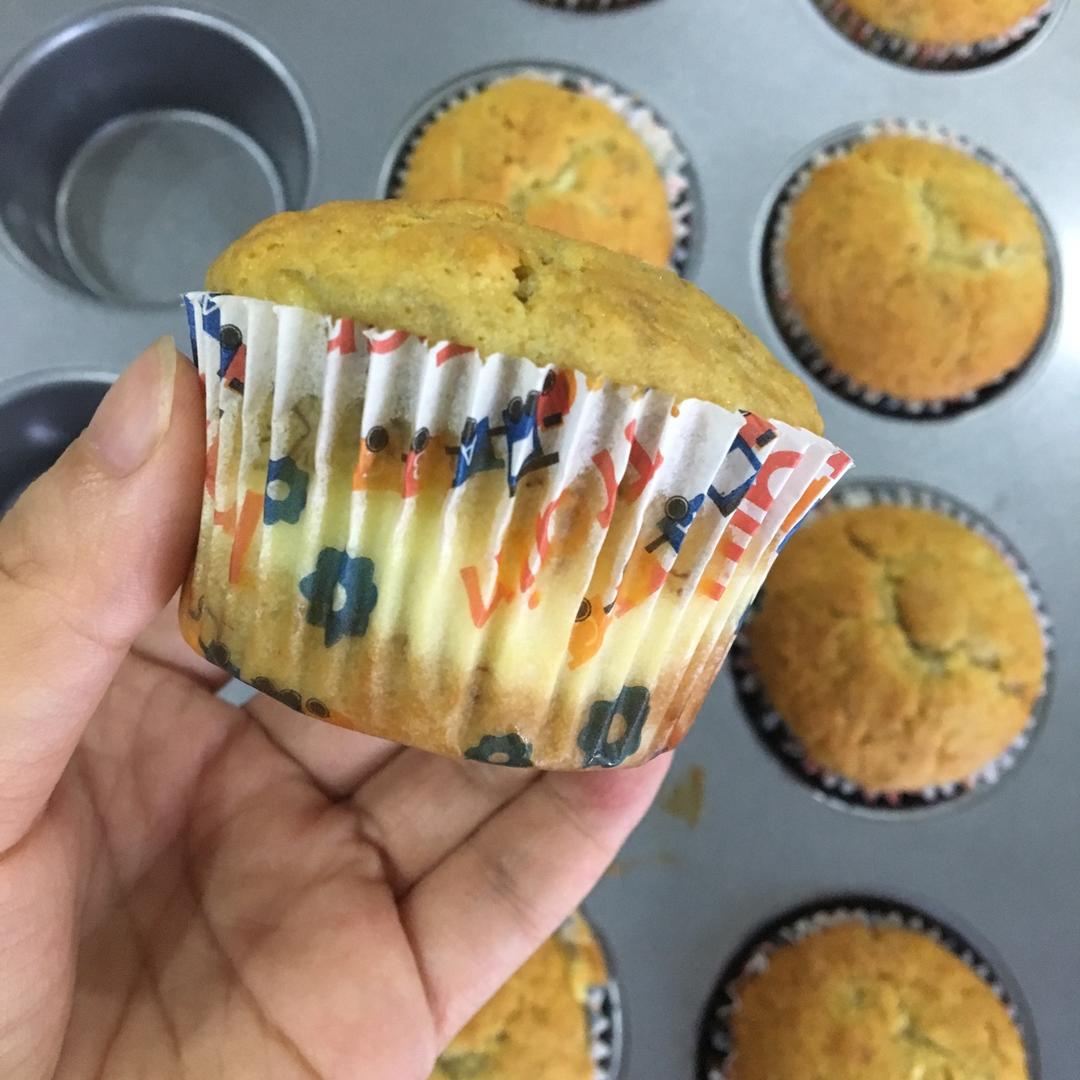 香蕉芝士玛芬蛋糕 Banana & Cream cheese Muffin