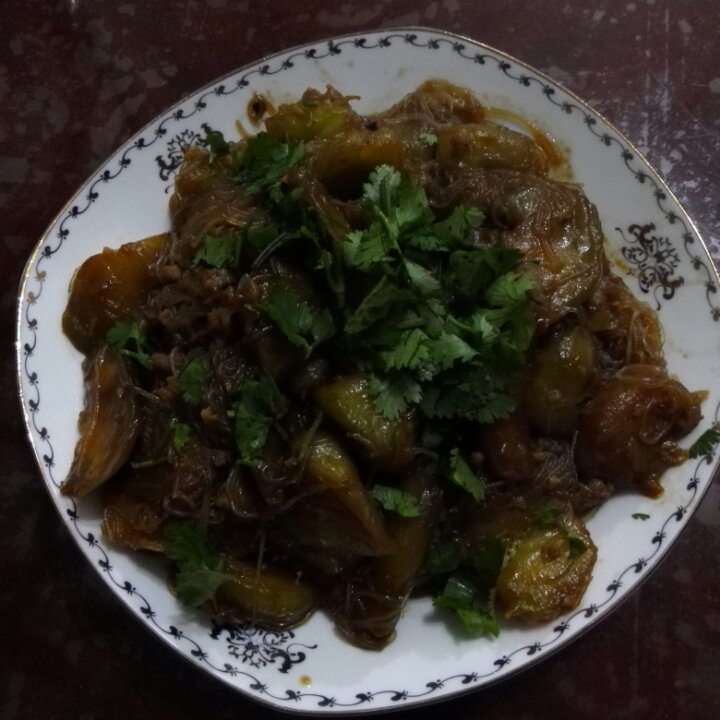 肉末茄子粉丝煲