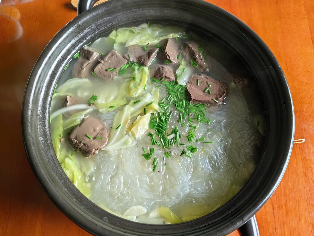 鸭血粉丝汤（无浓汤宝）