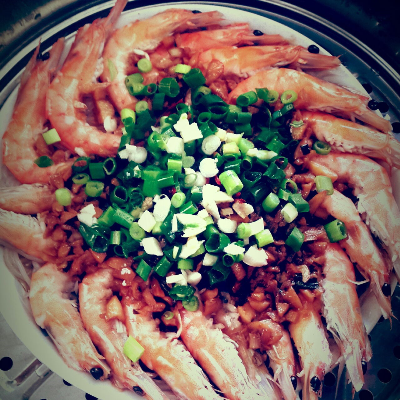 蒜蓉粉丝蒸虾