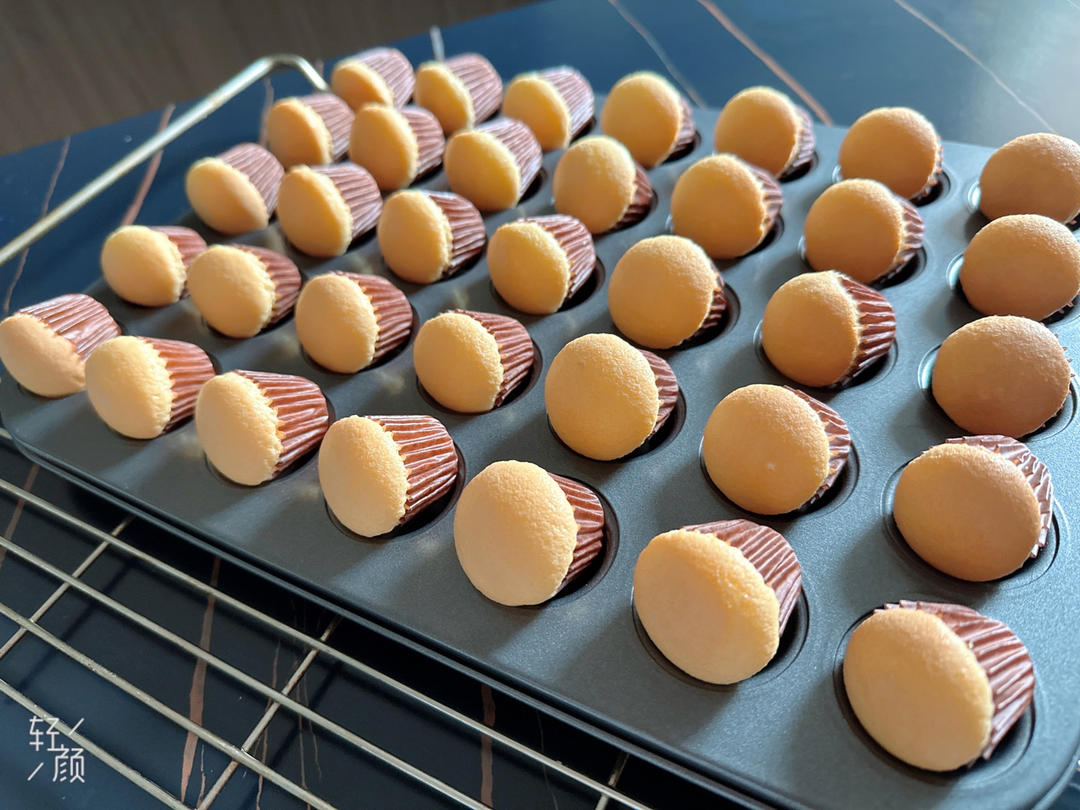 视频👶一口一个｜超可爱｜原味｜mini宝宝小蛋糕｜48连24连通用