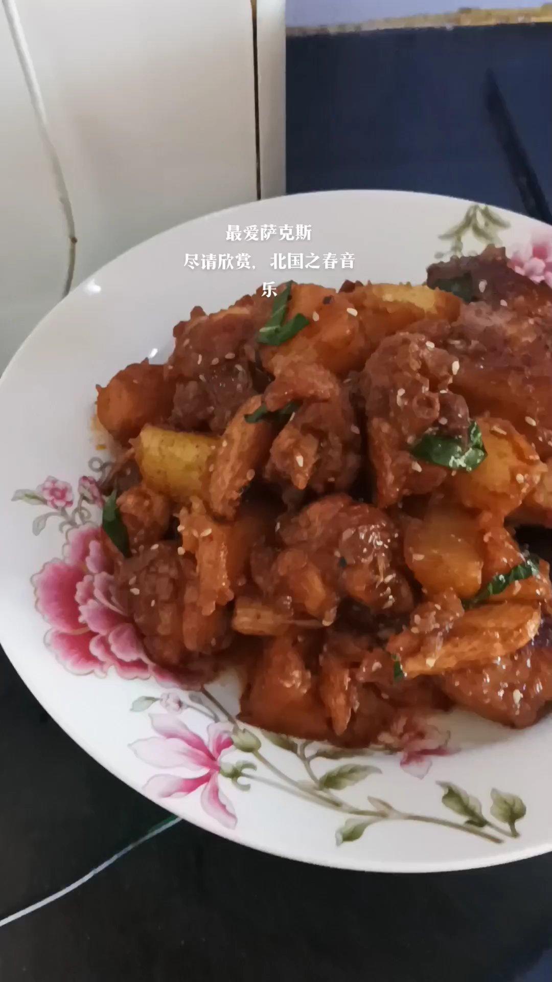 土豆炖鸡翅（快手零失败）