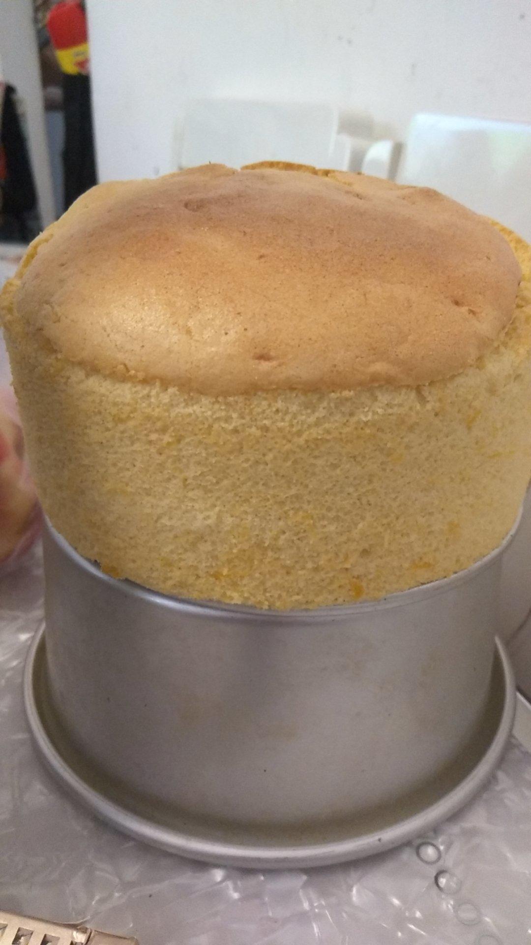 南瓜戚风蛋糕（8寸圆模）