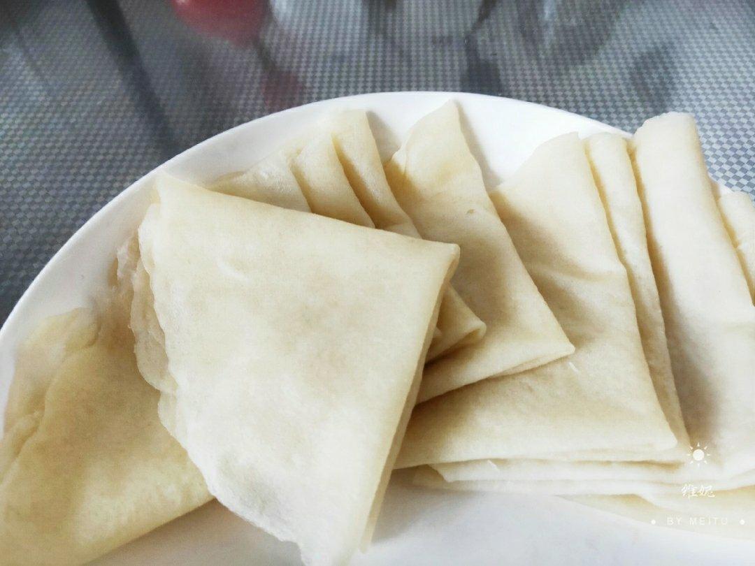 春饼   轻松一次做出十几张的春饼皮