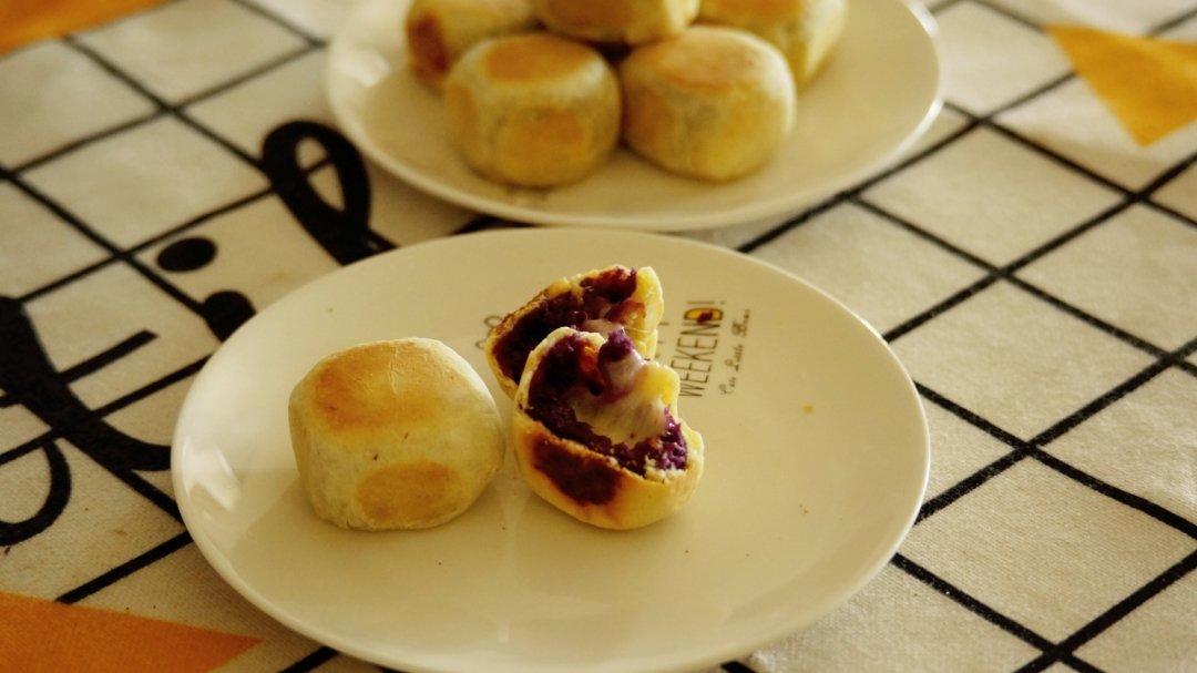 【爆浆紫薯仙豆糕】